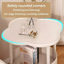 Cream Style Small Coffee Table Creative Side, Table Modern Simple, Sofa Side Cabinet, Table Small Coffee, Table A Few Double Layered.