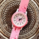 Lovely Girls Watches Butterfly Printing Silicone Candy Jelly Quartz Watches for Kids Children Girls Students Party Gifts Clock