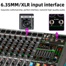 16 Channels Audio Sound Mixer Depusheng MG16 Mixing DJ Console USB with 48V Phantom Power 256 DSP Effects Sound Table for stage