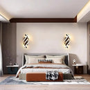 Modern 3 colors LED Wall Lamp Minimalist Black White Line Decor Lights For Bedroom Bedside Backwall Stairway Aisle Illumination