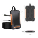 LCD Endoscope Camera with Dual Lens Borescope and 8 Lights, HD Inspection Camera