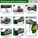 Portable HD Zoom Telescope, Foldable, Long Distance, Mini Telescope.