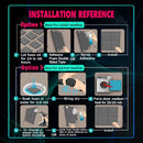 Studio Acoustic 12 Pcs, Self-adhesive Acoustic Insulation Wall Panels Foam Padding, Musical Recording Studio Home Decoration