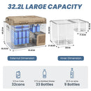 12V Refrigerator 35/45L Portable Freezer, Electric Cooler for Vehicles Car Refrigerator 12V Portable Fridge for Car Camping