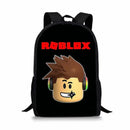 Backpack New Roblox ROBLOX Backpack for Primary and Secondary School Students boys and girls Backpack Lightening zipper shoulder