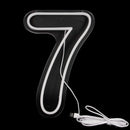 Neon Number Sign for Birthday, Acrylic 0-9 Lights with Switch for Wedding, Party