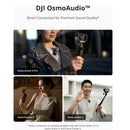 DJI Mic 2 Wireless Microphone with Intelligent Noise Cancelling 32-bit Float Internal Recording Optimized Sound 250m Range