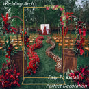 Metal arch for wedding decoration, balloon and flower stand