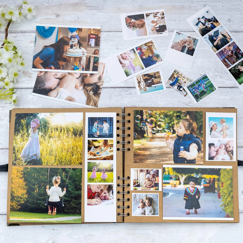 Craft Album Scrapbooking Paper Picture Album for Wedding Anniversary Gifts Photo Albums Scrapbook Folding Page DIY Albu