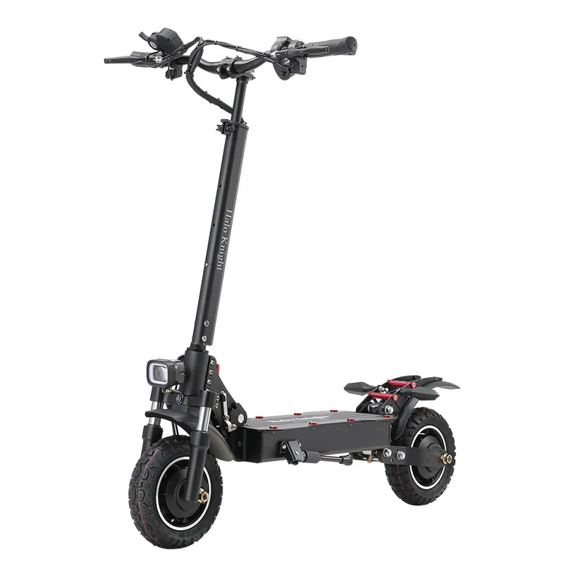 Halo Knight T104 65KM/H Electric Scooter 52V 1000W 21Ah Dual Drive Adult Motorized Scooter 10" Off-Road Kick Escooter