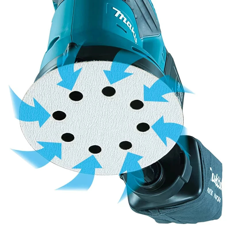 Brushless Cordless Rechargeable Disc Random Orbital Sander Woodworking Sanding Putty Polishing Bare Tool. - Makita DBO180Z 18V
