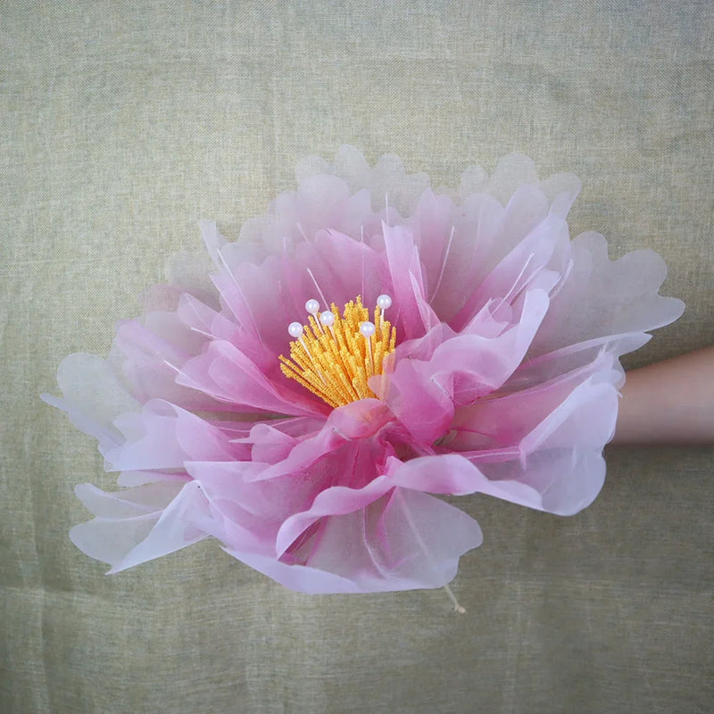 Artificial thread flower for window decoration,