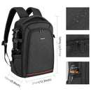 Outdoor Backpack with Double Shoulder Strap, Handheld PTZ Stabilizer, Digital Camera Case