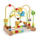 Baby Toys Wooden Roller Coaster Bead Maze Abacus Math Toys. Toddler Early Educational Toys for Kids Children 1-3 Years.
