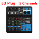4 - Way Mixer Audio Professional Sound With Card Effects Processor Pro Equipment Mixing Console Usb Portable Video Consumer