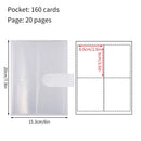 Frosted Photo Album 3/4/5inch Photo Card Train Ticket Card Collection Book Wholesale Transparent Photo Card Storage Album
