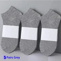10 Pairs Women/Men Boat Socks Invisible Low Cut Silicone Non-slip Summer No-show Ankle Socks Solid Color Casual Breathable - BUY ABROAD NOW
