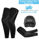 Compression Sleeves Knee Pads, Summer UV Sports Kneepad Protective Men, Women. Bike Cycling Compression Leg Sleeves. - WEST BIKING