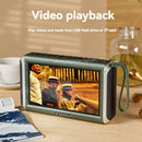 Portable Wireless Bluetooth Speaker 7-inch HD Screen Sound Box FM Radio As a Gift for the Elderly Multi-functional Music Player