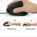 Wired Right Hand Vertical RGB Mouse Ergonomic Gaming Mouse 3200DPI USB Optical Wrist Healthy Mause for PC Computer - BUY ABROAD NOW