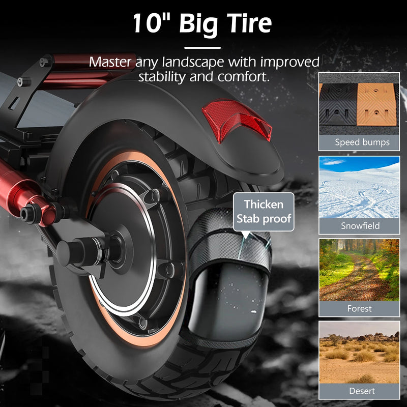 AO-A1 Fold EScooters 800W Motor 48V12.5Ah Battery Double Shock Absorber Electric Scooter Adult 10-inch Tires Scooters Electric