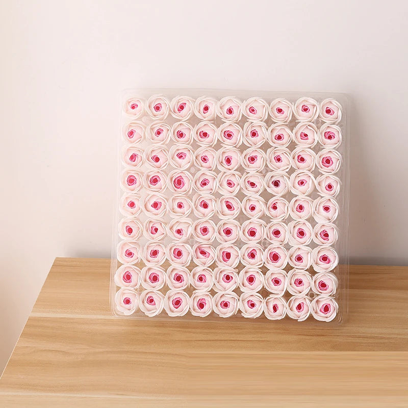 Soap rose flower head, artificial flowers, wedding decoration, Valentine's Day gifts