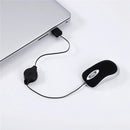 Portable Optical Mini Mouse Retractable USB Cable Ergonomic Office Mause Computer peripheral accessories For PC Laptop