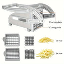 Multifunction Stainless Steel Potato Slicer, Manual Vegetable Cutter.