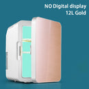 12L Portable Mini Refrigerator Student Dormitory Heating And Cooling Cosmetics Car Home Dual-Use Refrigeration And Preservation