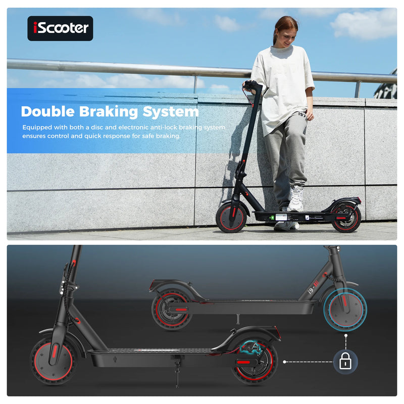 iScooter i9 Electric, Scooter 7.5Ah Battery Foldable e scooter 30km/h Speed With App Control 350w Adult Electric kick Scooter