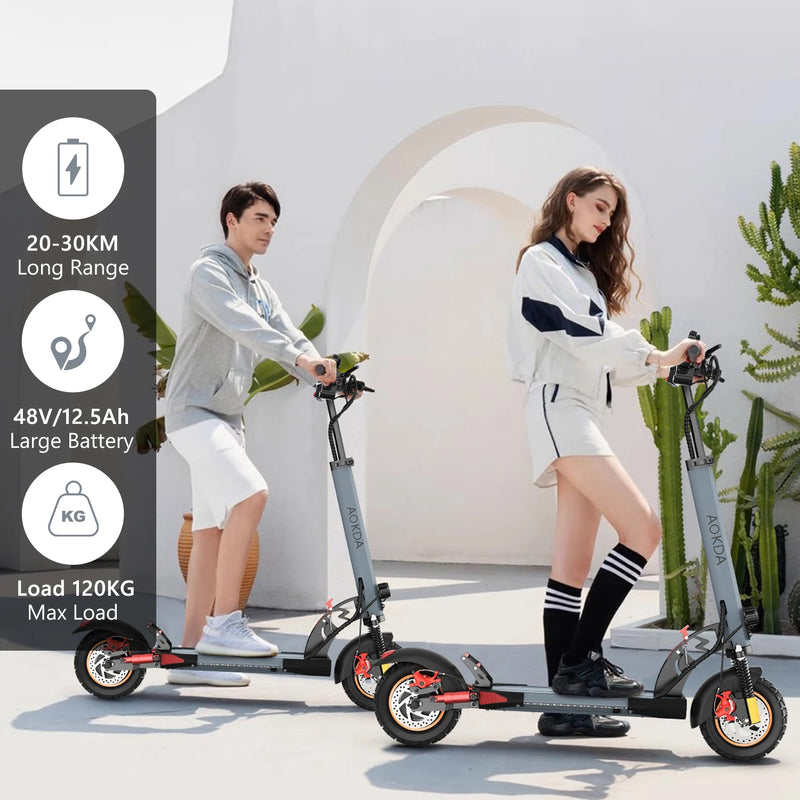 New City Mobility Electric Scooter 800W-48V-12.5AH One button folding Max speed 45KM per hour Max range 20-30KM 3-7 days deliver