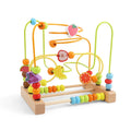 Baby Toys Wooden Roller Coaster Bead Maze Abacus Math Toys. Toddler Early Educational Toys for Kids Children 1-3 Years.