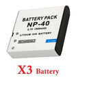 Battery + Charger For Casio Exilim EX-Z600 EX-Z750 Z1000 Z1050 Z1080 FC100 FC150 P505 P600 P700 Camera. - 2000mAh NP-40 NP40 CNP-40