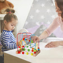 Baby Toys Wooden Roller Coaster Bead Maze Abacus Math Toys. Toddler Early Educational Toys for Kids Children 1-3 Years.