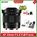 VILTROX 20mm F2.8 / 40mm F2.5 / 50mm F2 / 14mm F4 Camera Lens Full Frame Ultra Wide Angle Auto Focus VLOG Lens For Sony Nikon