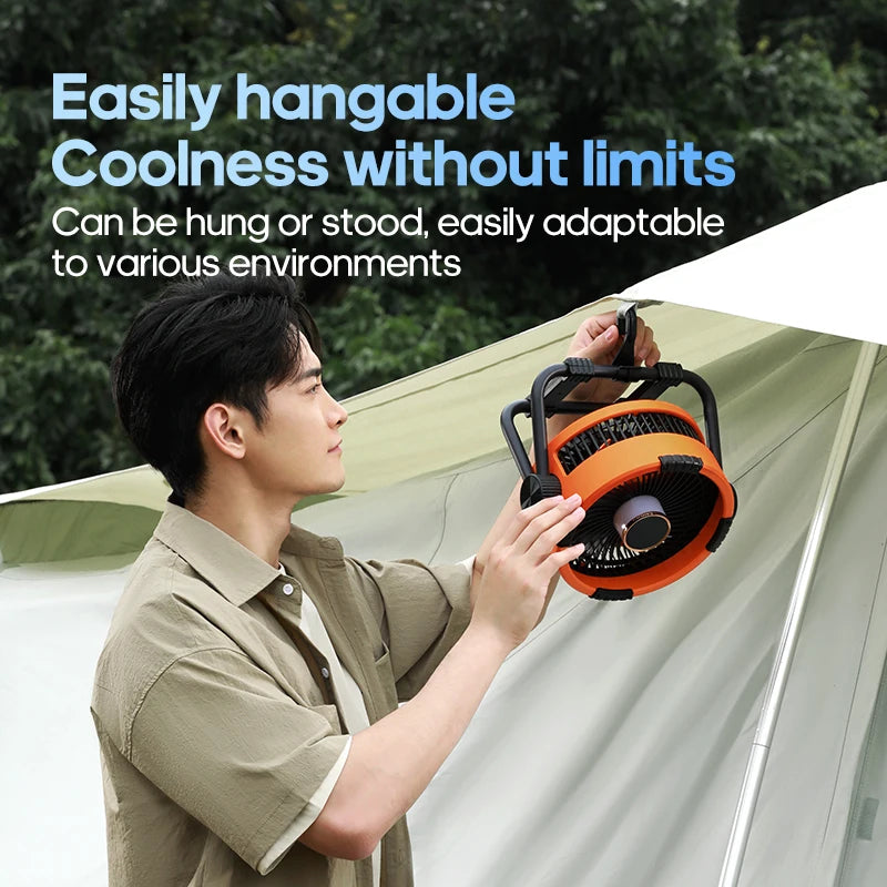 Multifunctional 6 in 1 Outdoor Camping Fan
