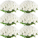 Artificial Roses Flowers Velvet Rose Bouquet for Home Wedding Decoration.