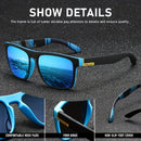 Fashion Vintage Square Polarized Sunglasses Men Women Driving Fishing Luxury Brand Designer Sun Glasses Driver's Eyewear UV400 - BUY ABROAD NOW