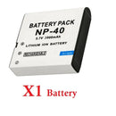 Battery + Charger For Casio Exilim EX-Z600 EX-Z750 Z1000 Z1050 Z1080 FC100 FC150 P505 P600 P700 Camera. - 2000mAh NP-40 NP40 CNP-40
