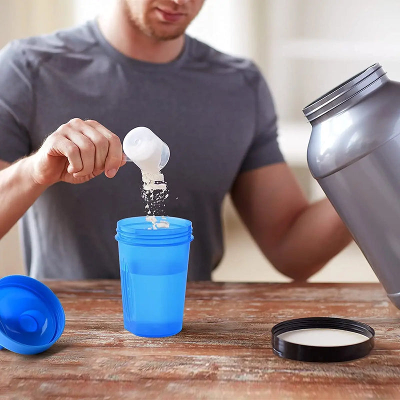 Leeseph Shaker Bottle, with Shaker Balls, Leak Proof Drink Shaker Bottle for Shake and Pre Work Out, Best Shaker Cup (BPA free)