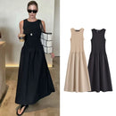 Dresses Summer Women's 2025 New Chic Slim Simple Elegant Holiday Dress Street Women's Comfortable Youth Dress