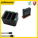 Batteries for DJI Osmo Action Camera Battery Channel USB Charger bateria For DJI Osmo Action Camera Accessories. - 1300mAh