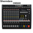 CMS600-3 Mixer audio mixer console With Cover 8 Channel Audio  Console Mixing Compact Mixing System DJ Mixer for Dynacord mixer