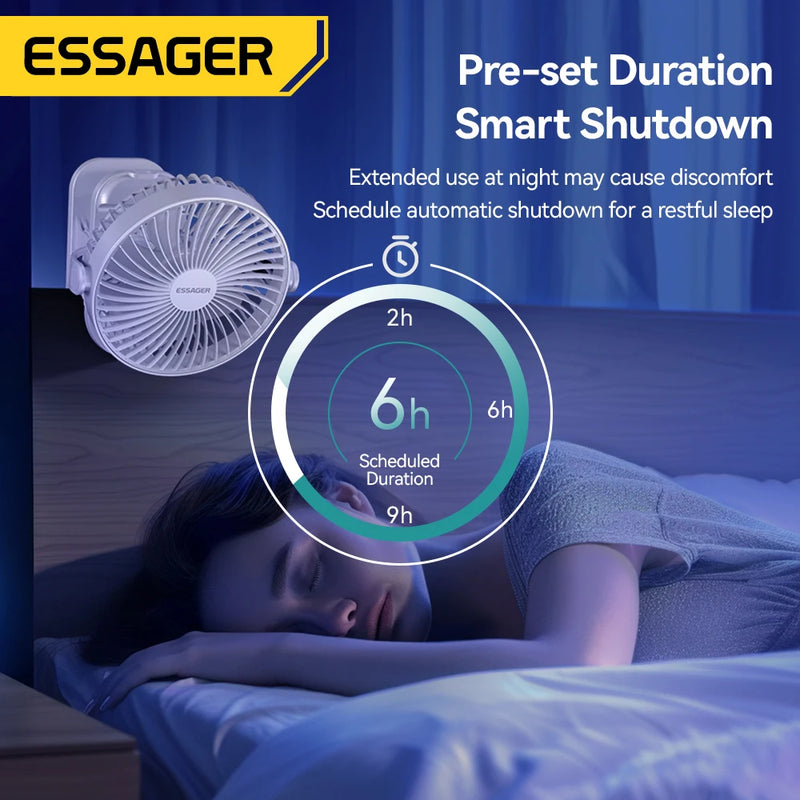 Portable Cooling Fan 3 Speed Ultra Quiet Powerful Mini Table Fans For Home Office