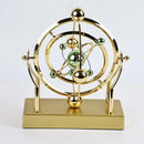 Celestial Orbit Pendulum Perpetual Motion Machine, Kinetic Art Desk Decor, Astronomy Model for Home Office, Rotating Sculpture