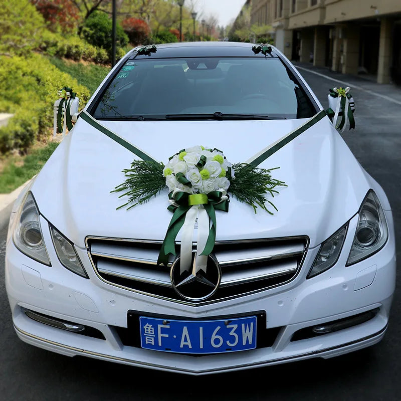 Artificial flowers for wedding decoration, cars, churches, forests, ceremonies, suites