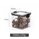 Kitchen Sealed Jars Large Capacity Grain Organizer Plastic Sealed Tank Moisture-proof Kitchen Storage Box Seasoning Jars Set New
