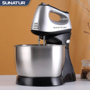 SUNATUR Electric Kitchen Blender & Beater, Supports Cream Mixing, Processor for Egg & Cake Baking Needs