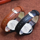 Fashion leather strap watches for woman man children boys young students 12hours quartz waterproof watches clock. - 2025