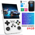 R36MAX Retro Handheld Video Game Console Linux System 4.0 Inch IPS Screen R36S Portable Pocket Video Player 128GB Games Gift